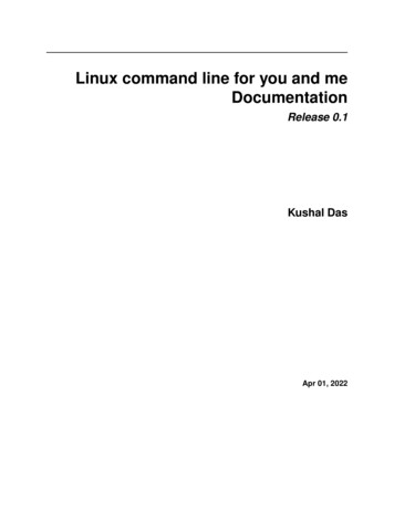 Linux Command Line For You And Me Documentation