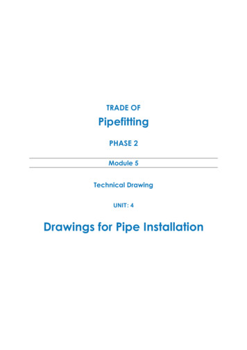 M5 U4 Drawings For Pipe Installation - ECollege