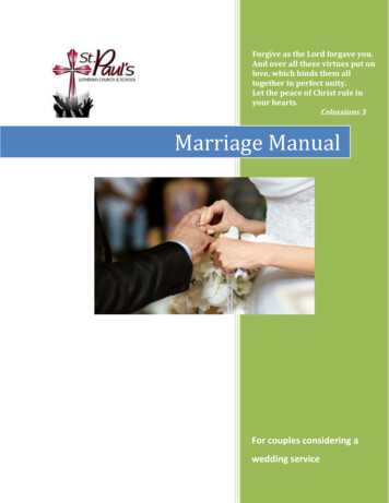 Colossians 3 Marriage Manual