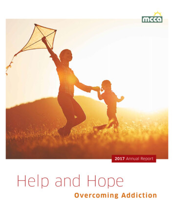2017 Annual Report Help And Hope - CT MCCA