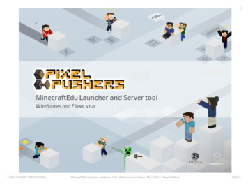 MinecraftEdu Launcher And Server Tool - Wireframes And .