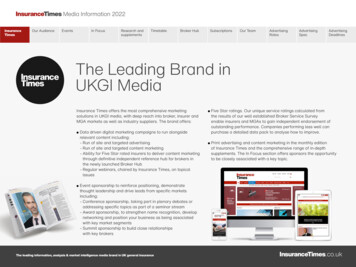 The Leading Brand In UKGI Media - Insurance Times