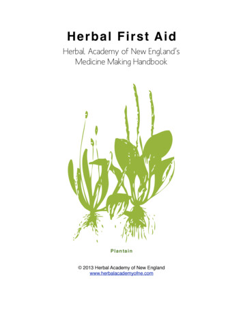 Herbal Academy Of New England’s Medicine Making Handbook
