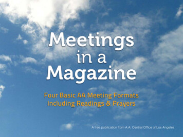 Meetings In A Magazine