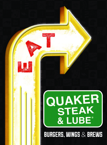 WHEELER - Quaker Steak & Lube