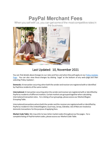 PayPal Merchant Fees