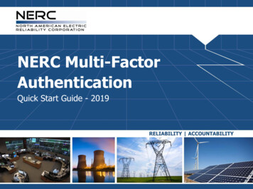 NERC Multi-Factor Authentication