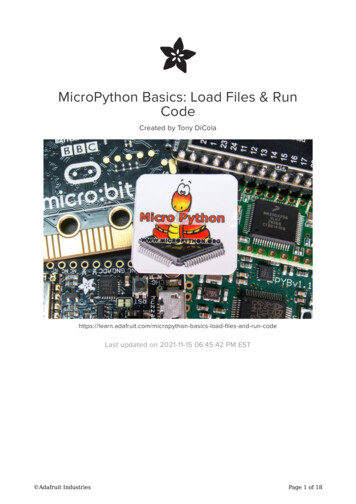 MicroPython Basics: Load Files & Run Code