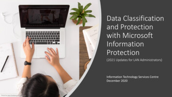 Data Classification And Protection With Microsoft Information Protection