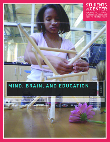 MIND, BRAIN, AND EDUCATION - How Youth Learn