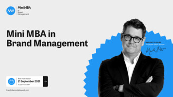 Mini MBA In Brand Management - F.hubspotusercontent30 