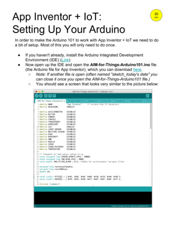 Min App Inventor IoT: Setting Up Your Arduino