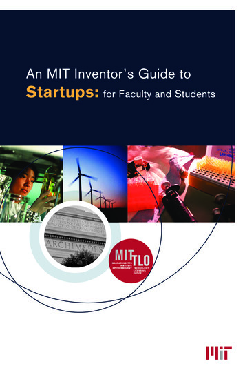 MIT TLO Startup Guide