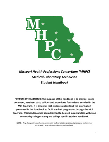 Missouri Health Professions Consortium (MHPC) Medical .