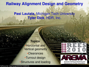 Railway Alignment Design And Geometry