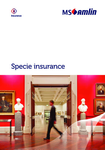Specie Insurance