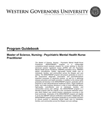 Psychiatric Mental Health Nurse Practitioner Program Guide