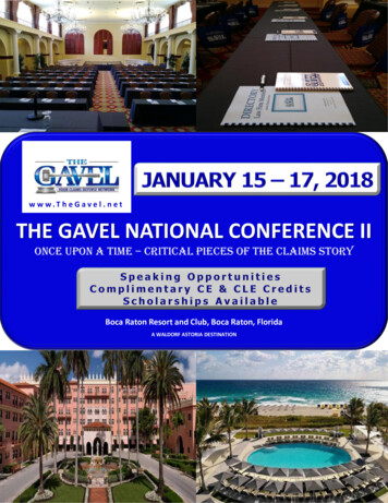 National Conference II - The Gavel