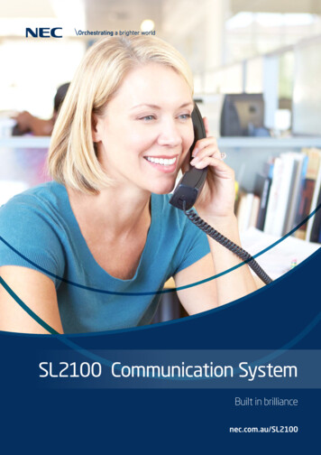 SL2100 Communication System - Amazon S3