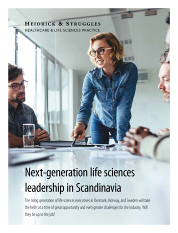 Next-generation Life Sciences Leadership In Scandinavia