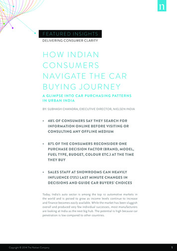 HOW INDIAN CONSUMERS NAVIGATE THE CAR BUYING 