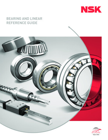 BEARING AND LINEAR REFERENCE GUIDE