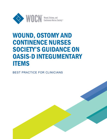 WOUND, OSTOMY AND CONTINENCE NURSES SOCIETY’S 