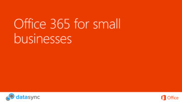 Office 365 Customer Pitch Deck For Small Businesses