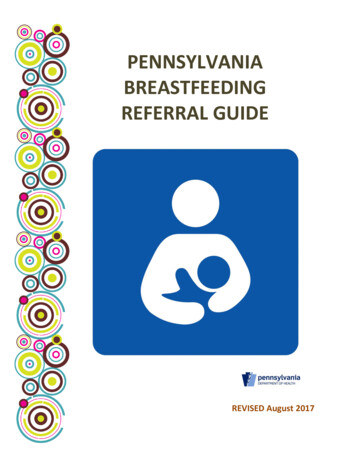 Pennsylvania Breastfeeding Referral Guide