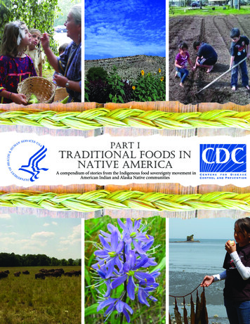 Traditional Foods In Native America - Part I