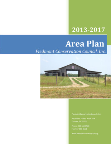 Piedmont Conservation Council, Inc.