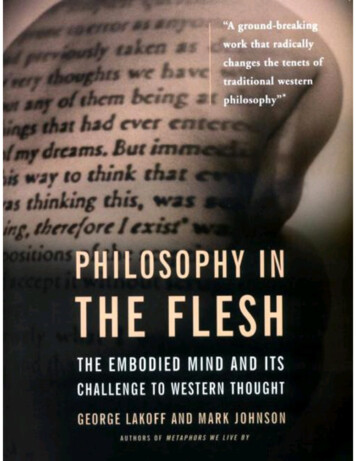 Philosophy In The Flesh - Archive 