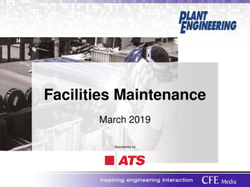 Facilities Maintenance - Plant Engineering