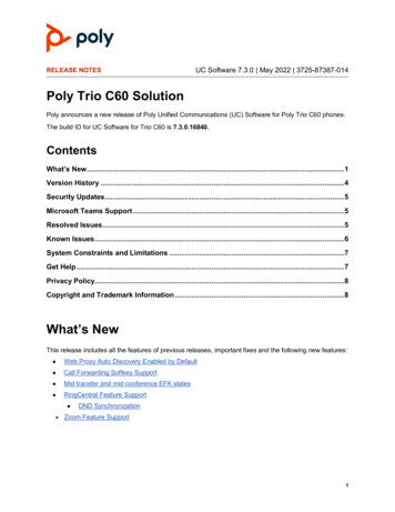 Poly Trio C60 Solution