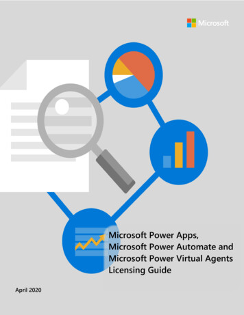 Microsoft Power Virtual Agents Licensing Guide - 