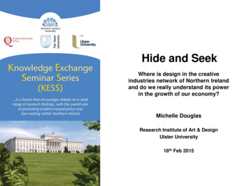 Hide And Seek - Niassembly.gov.uk