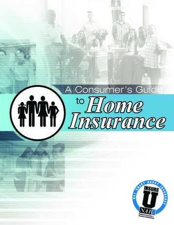A Consumer's Guide - National Association Of Insurance Commissioners
