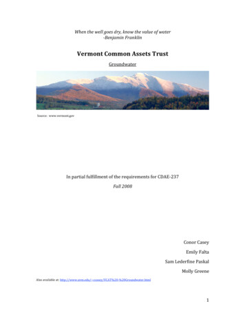 Vermont Common Assets Trust