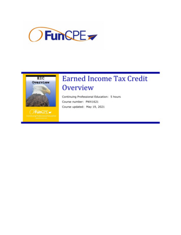 Earned Income Tax Credit Overview