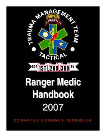 Ranger Medic Handbook - PatriotResistance 
