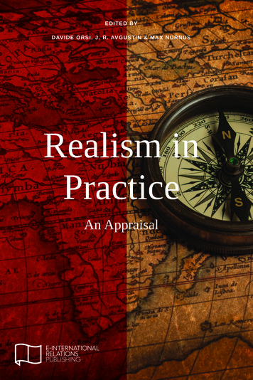 Realism In Practice - E-International Relations
