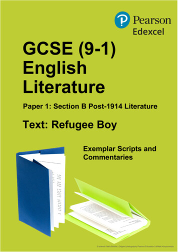 GCSE (9-1) English Literature
