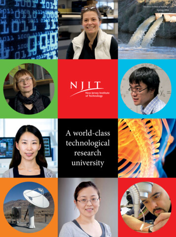 Research Snapshot - New Jersey Institute Of Technology