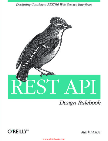REST API Design Rulebook - Holla.cz