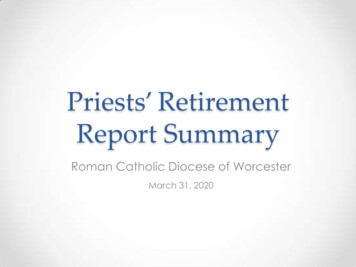 Priest Retirement Report - Worcester, MA