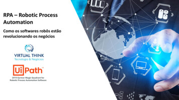RPA Robotic Process Automation - VirtualThink