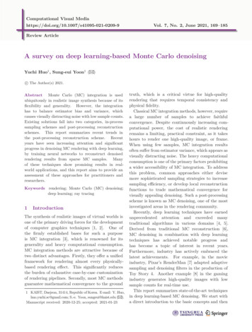 A Survey On Deep Learning-based Monte Carlo Denoising