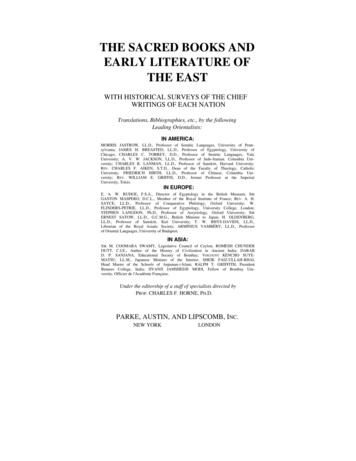 The Sacred Books And Early Literature Of The East, Volume .