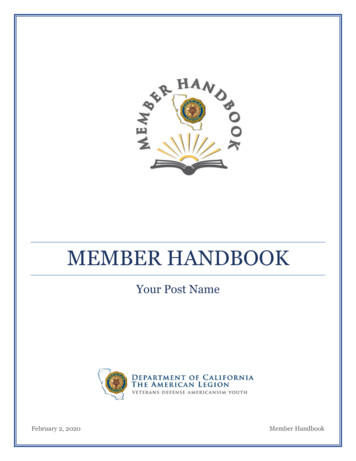 2020 Sample Post Handbook NEW