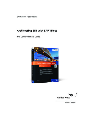 Architecting EDI With SAP IDocs - Amazon S3